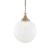 Riad Clear Globe Pendant Light 30cm