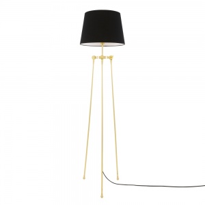 Lismore Modern Floor Lamp with Fabric Shade