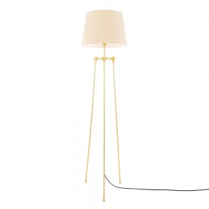Lismore Modern Floor Lamp with Fabric Shade