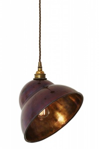 Antique Brass Angled Pendant Light