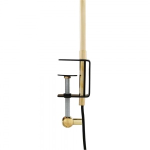 Baku Brass Table Lamp with Desk Clamp