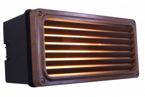 Agher Recessed Grill Wall Light IP54