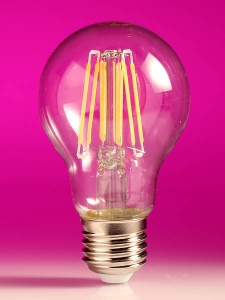 Clear GLS Dimmable LED 8W E27 Bulb (75 watt)