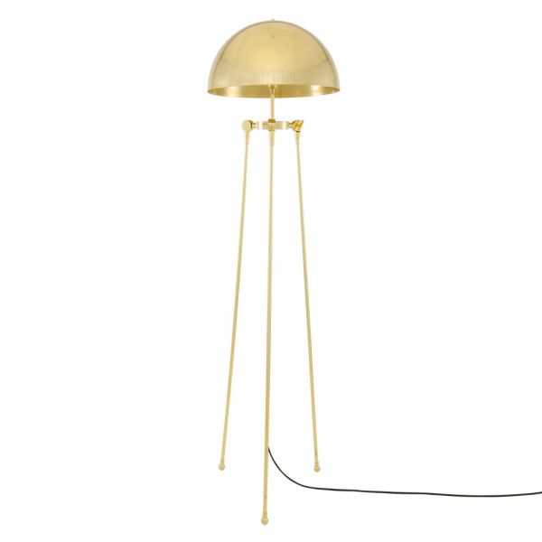 Maua Brass Dome Floor Lamp