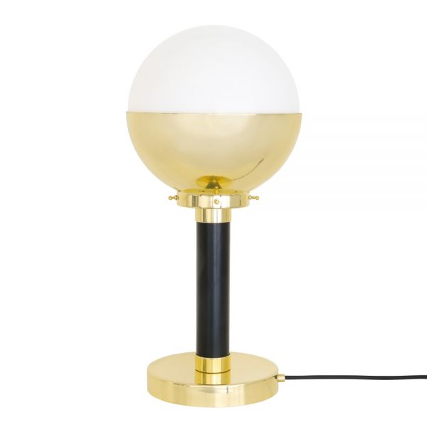 Florence Brass and Glass Globe Table Lamp