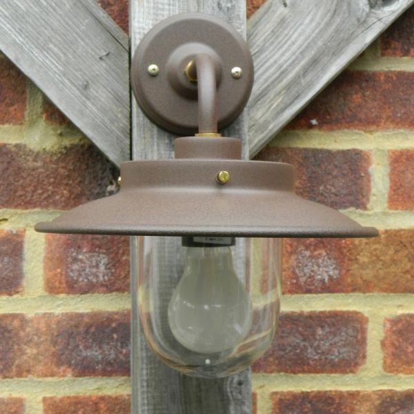 Burford Outdoor Wall Light Chocolate Cocoa Finish