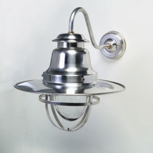 Silver Quayside Outdoor Wall Light